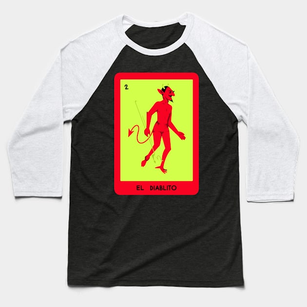 El Diablito Baseball T-Shirt by ximz